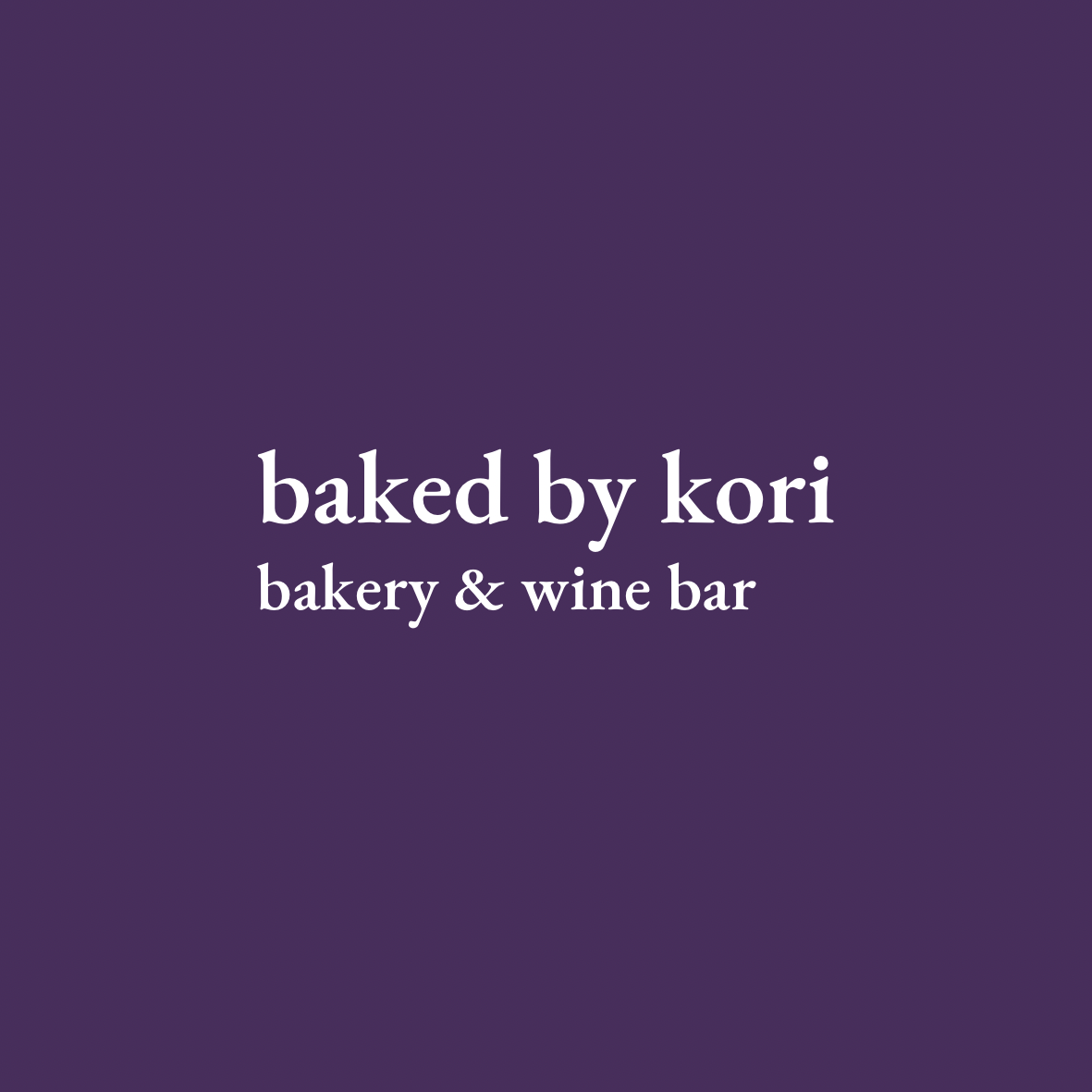 baked by kori